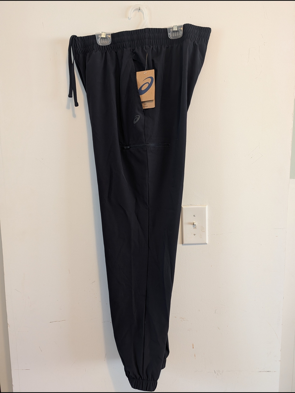 ASICS Womens Black Athletic Track Pants